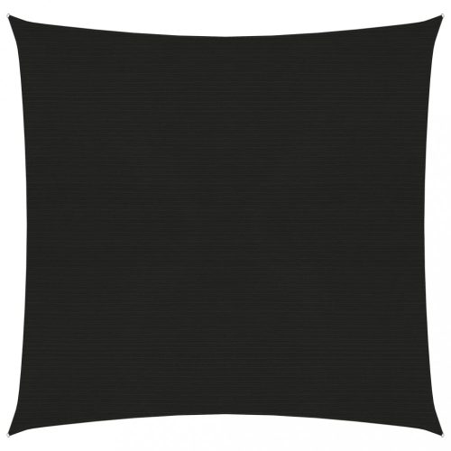 fekete HDPE napvitorla 160 g/m² 2 x 2 m
