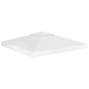 fehér kétszintes pavilon-tetőponyva 310 g/m² 3 x 3 m