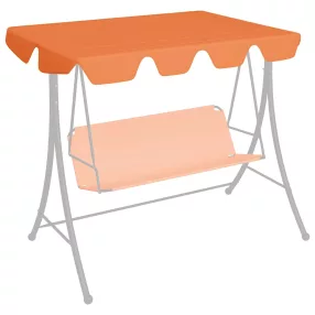   narancssárga csere ponyva kerti hintaágyhoz 150/130 x 105/70 cm