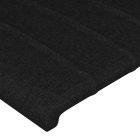 fekete szövet LED-es fejtámla 144x5x78/88 cm