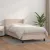 vidaXL cappuccino színű műbőr rugós ágy matraccal 100 x 200 cm
