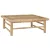 bambusz kerti asztal 65 x 65 x 30 cm