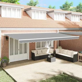vidaXL Napernyő keret Fehér 600 × 350 cm Alumínium