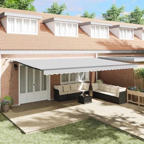 vidaXL Napernyő keret Antracit 600 × 350 cm Alumínium