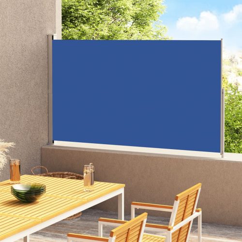 kék behúzható oldalsó terasznapellenző 200 x 300 cm