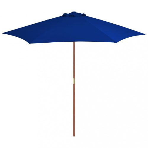 Kék kültéri napernyő farúddal 270 cm