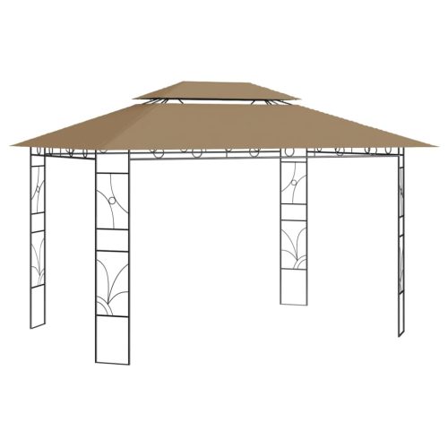  tópszínű pavilon 4 x 3 x 2,7 m 160 g/m²