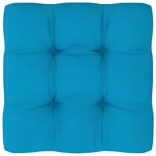 kék raklapkanapé-párna 60 x 60 x 12 cm