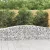 10 db íves horganyzott vas gabion kosár 400x50x60/80 cm