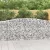 8 db íves horganyzott vas gabion kosár 400x50x100/120 cm
