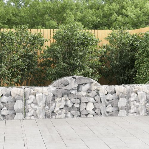 20 db íves horganyzott vas gabion kosár 200x30x60/80 cm