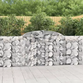   30 db íves horganyzott vas gabion kosár 300 x 30 x 100/120 cm