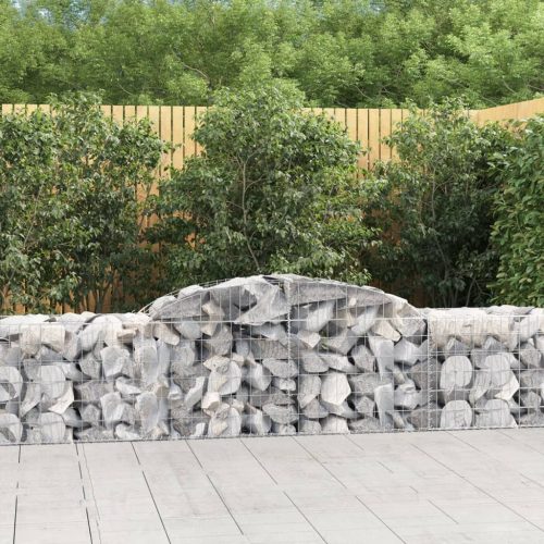 20 db íves horganyzott vas gabion kosár 300x50x60/80 cm