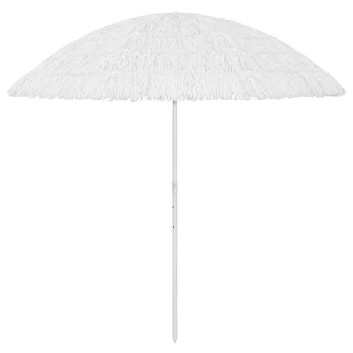fehér hawaii stílusú strandnapernyő 300 cm