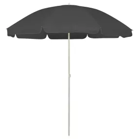vidaXL antracitszürke strandnapernyő 240 cm
