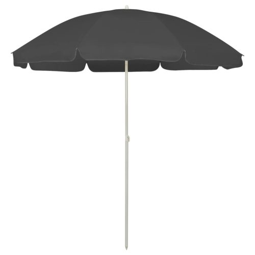 antracitszürke strandnapernyő 240 cm
