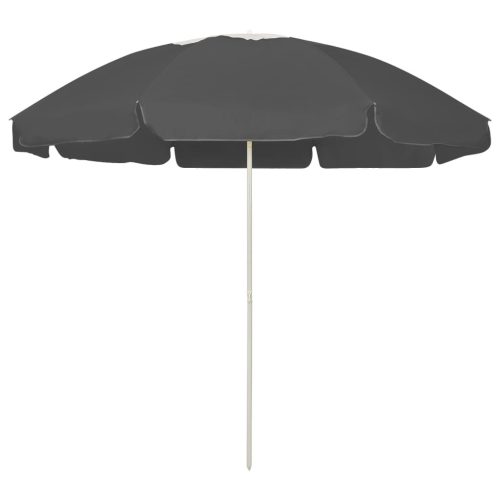 antracitszürke strandnapernyő 240 cm
