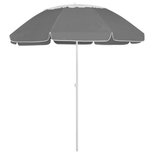 antracitszürke strandnapernyő 300 cm