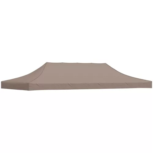 vidaXL tópszínű tető partisátorhoz 6 x 3 m 270 g/m²
