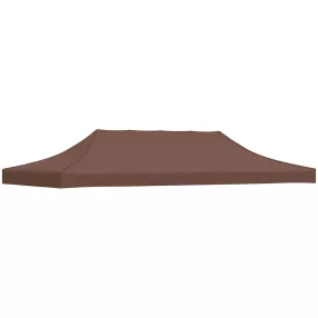 vidaXL barna tető partisátorhoz 6 x 3 m 270 g/m²
