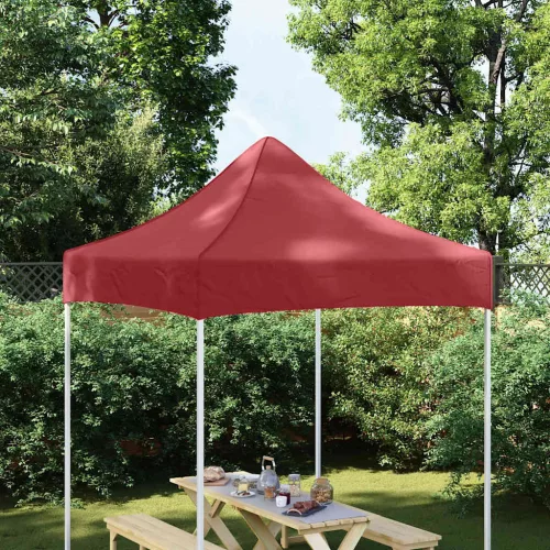 vidaXL burgundi vörös tető partisátorhoz 2 x 2 m 270 g/m²