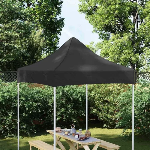 vidaXL fekete tető partisátorhoz 2 x 2 m 270 g/m²