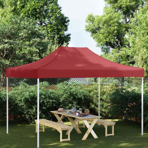 vidaXL burgundi vörös tető partisátorhoz 4,5 x 3 m 270 g/m²