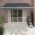 vidaXL antracitszürke automata behúzható napellenző 3 x 2,5 m