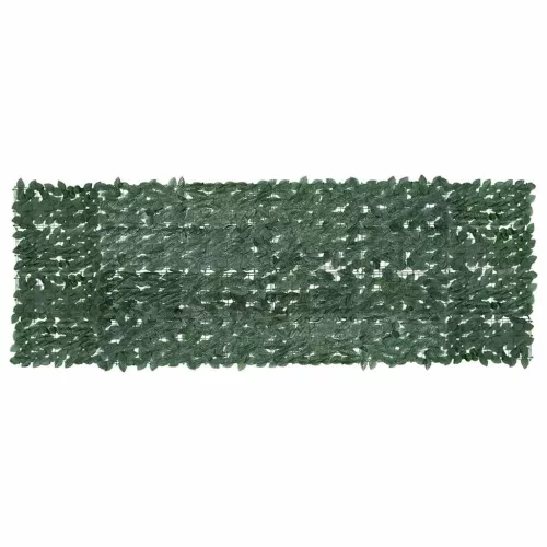sötétzöld leveles erkélyparaván 300 x 100 cm