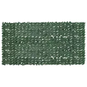 sötétzöld leveles erkélyparaván 300 x 150 cm