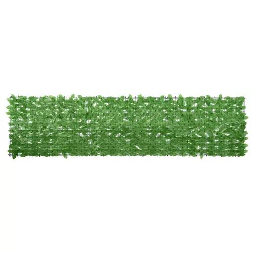 zöld leveles erkélyparaván 300 x 75 cm