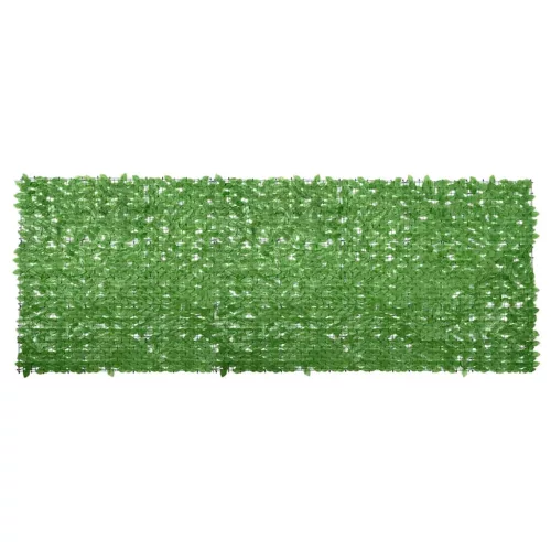 zöld leveles erkélyparaván 400 x 150 cm