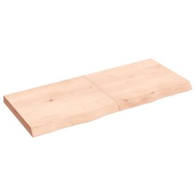 kezeletlen tömör tölgyfa asztallap 120x50x(2-6) cm