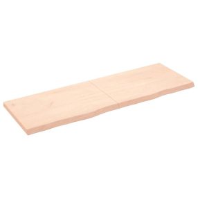 kezeletlen tömör tölgyfa asztallap 180x60x(2-6) cm
