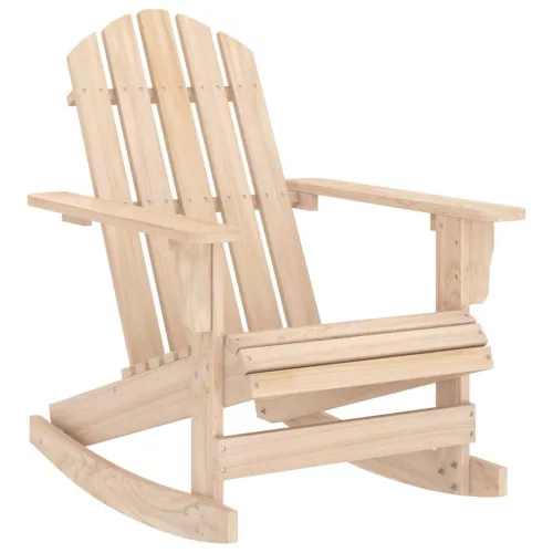 Tömör fenyőfa kerti Adirondack hintaszék