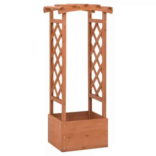fenyőfa rácsos ültető boltívvel 49 x 39 x 117 cm