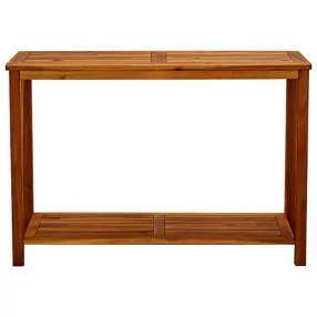 Tömör akácfa kerti tálalóasztal 110 x 40 x 75 cm