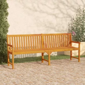 Tömör akácfa kerti pad 219 cm
