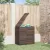 Barna polyrattan kerti párnatartó doboz 100 x 49 x 103,5 cm