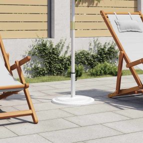 fehér öntöttvas napernyőtalp 45 x 45 x 30 cm