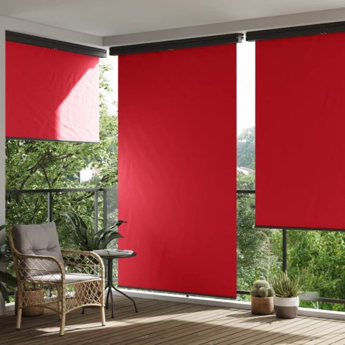 Piros oldalsó terasznapellenző 170 x 250 cm