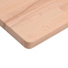 tömör bükkfa téglalap alakú asztallap 100x60x1,5 cm