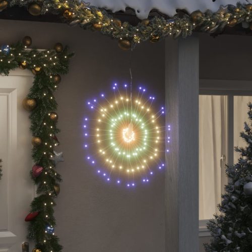 8 db karácsonyi többszínű csillagfény 140 db LED 17 cm