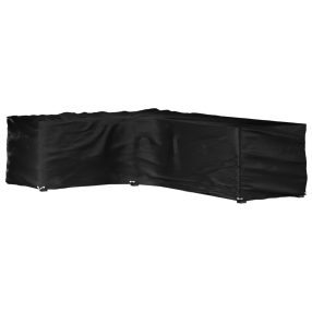   L-alakú kerti bútorhuzat 16 fűzőlyukkal 210 x 260 x 80 cm