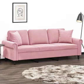 2-seater Sofa Rózsaszín