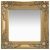 aranyszínű barokk stílusú fali tükör 40 x 40 cm