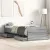 szürke sonoma ágykeret fej- és lábtámlával 75 x 200 cm