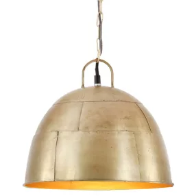   vidaXL kerek sárgaréz vintage ipari függőlámpa 25 W 31 cm E27