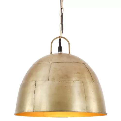 vidaXL kerek sárgaréz vintage ipari függőlámpa 25 W 31 cm E27
