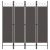 antracitszürke 4 paneles paraván 160 x 180 cm